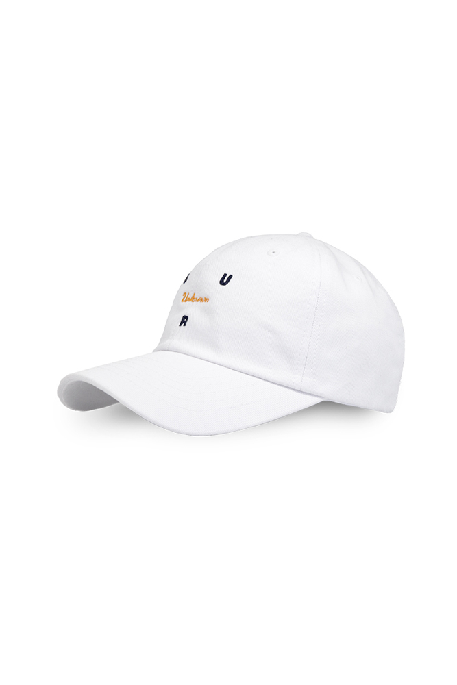 O_R Unisex Triangle Logo Hat [White]