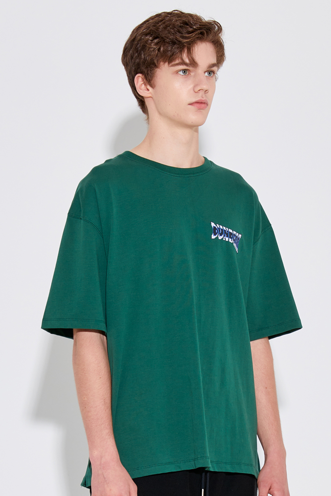 O_R Unisex Pixel  Grid T-Shirt [Green]