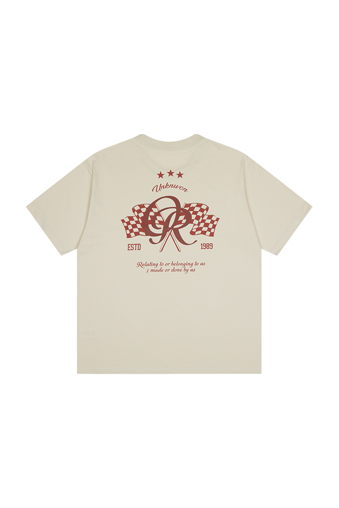 오언더알 여성용 깃발 티셔츠 OR Women&#039;s Flag T-shirts [Ivory]