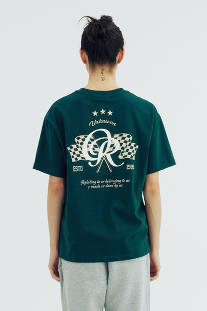 오언더알 여성용 깃발 티셔츠 OR Women&#039;s Flag T-shirts [Green]