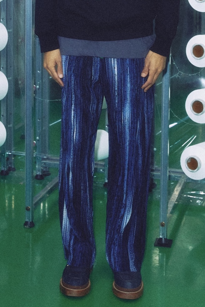 O_R Unisex Artistic Fleece Pants [Blue]