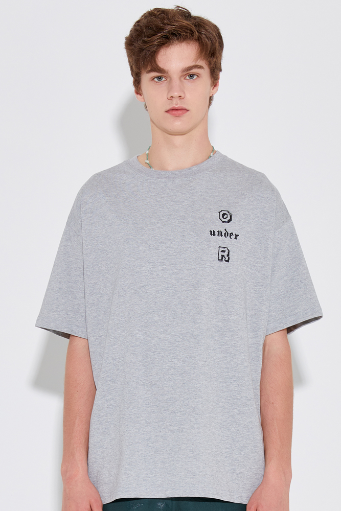 O_R Unisex Pixel  OR T-Shirt [Gray]