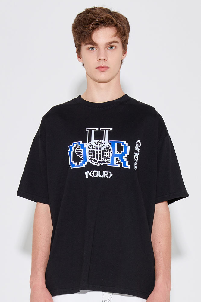 O_R Unisex Pixel  Tour T-Shirt [Black]