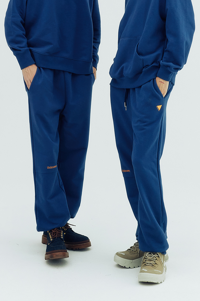 남녀공용 베이직 팬츠 Unisex Basic Pants [Blue]